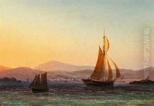 Indsejlingen Til Christiansted, Skt. Thomas by Vilhelm Melbye