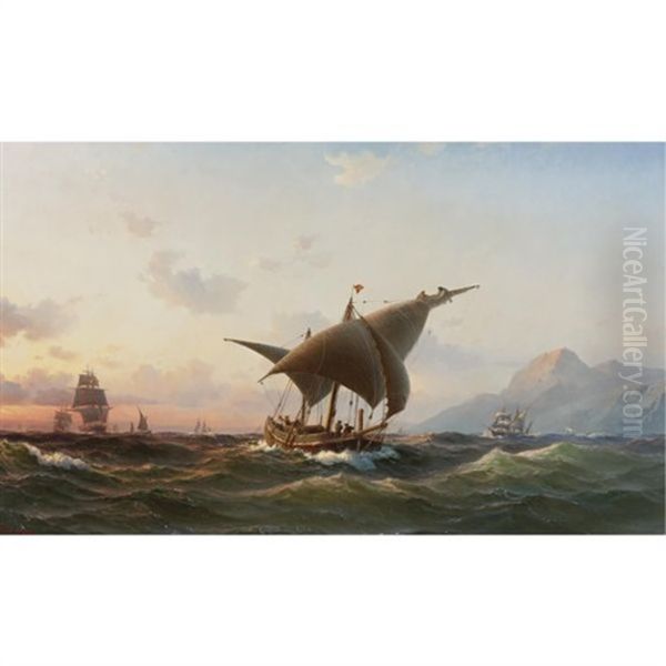 A Stiff Wind Off The Straits Of Gibraltar - view 1