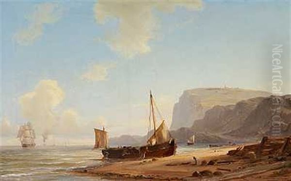 Fiskerbaden Traekkes Pa Land - view 1