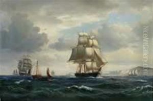 Ships Off The Dover Coast
