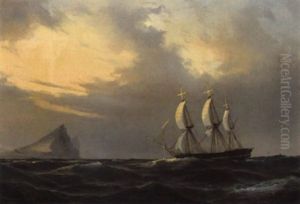 The Rock Of Gibraltar by Vilhelm Melbye