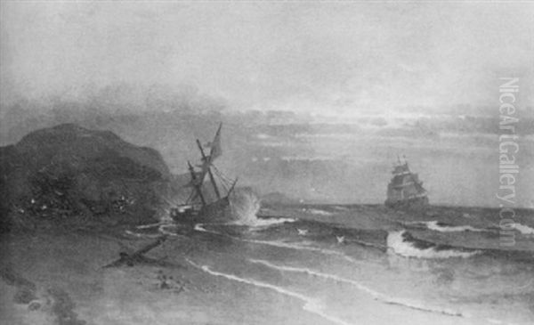 Approaching The Shipwreck - view 1
