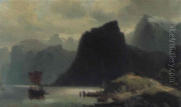 Norskt Fjordmotiv - view 1