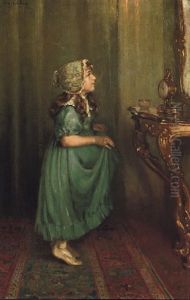 A Pretty Reflection by Franz Melchers