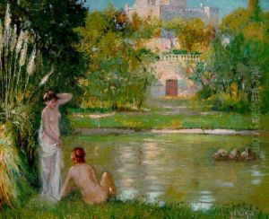 Les Baigneuses by Franz Melchers
