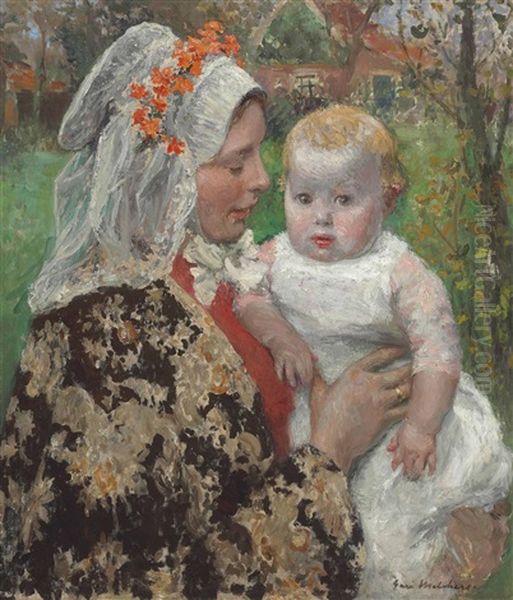 The Young Mother by Gari Julius Melchers