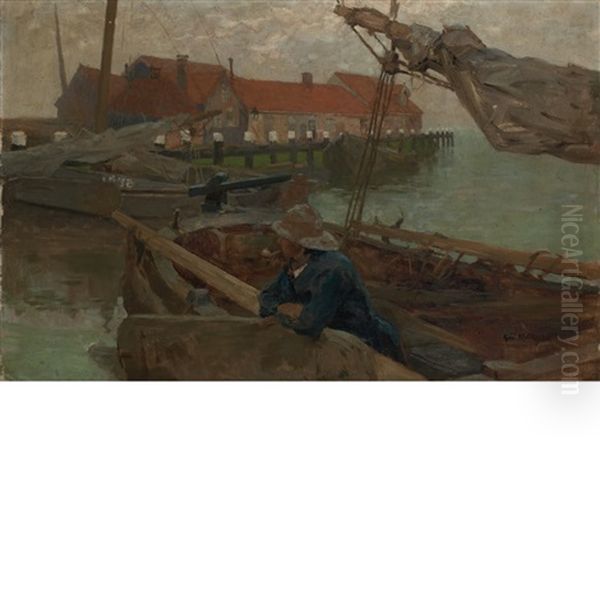 Volendam Harbor - view 1