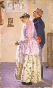 The Wedding by Gari Julius Melchers