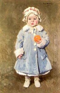 Child With An Orange Child With An Orange