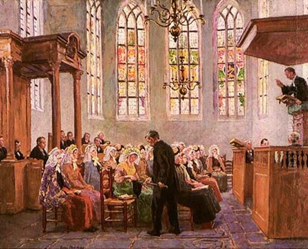 The Offertory (interior Of A Church) - view 1