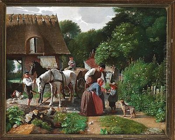 Returning From The Marketplace - view 1