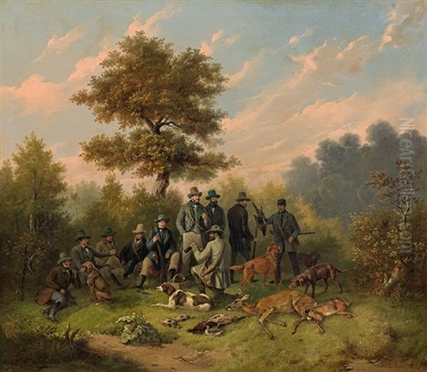 Royal Bavarian Society With Graf Arco-zinneberg And Graf Moltke - view 1