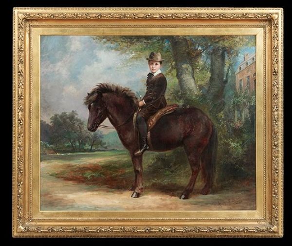The Young Master And His Shetland Pony - view 1