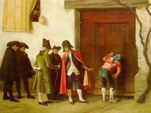 L'arrivee De L'huissier by Enrique Melida
