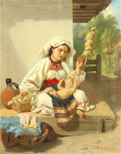 Joy Of Motherhood by Vinzenz Melka