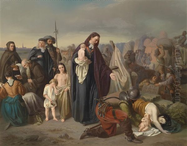 Leopold Karl Graf Von Kollonitsch, Bischof Von Wiener Neustadt, Im Turkischen Lager Nach Der Befreiung Wiens 1683 - view 1