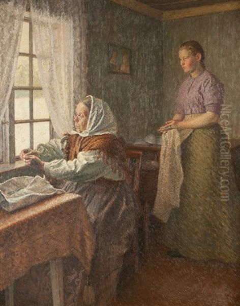 Interior Scene With Two Women - view 1