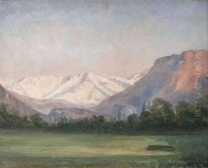 Paysage Alpestre by Leon-Auguste Melle