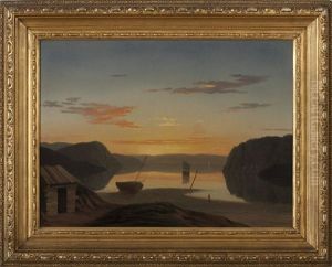 Fanciful View Of Mount Desert And The Entrance To Somes Sound by Mary Blood Mellen