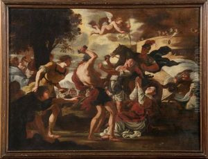 Le Martyre De Saint Etienne by Charles Mellin