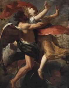 L'enlevement D'orithyie Par Boree by Charles Mellin