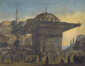 Tophane Fountain, Constantinople