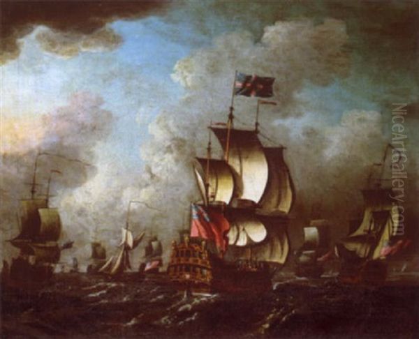 A Squadron Off The Red At Sea - view 1