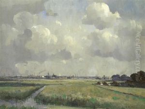 Looking Over Flatford Marshes Towards Great Yarmouth