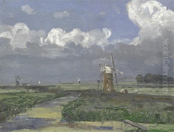 Landscape With Windmills - view 1