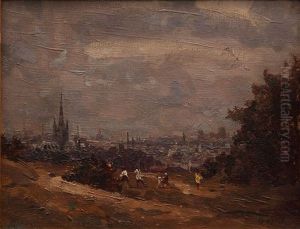 View Over Mousehold, Norwich by Campbell A. Mellon