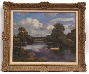 Ferry, Symonds Yat by Campbell A. Mellon