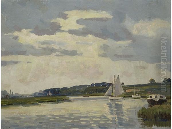 Somerleyton Looking Towards Haddiscoe Bridge June 10th - view 1