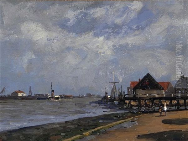 Gorleston Harbour - view 1