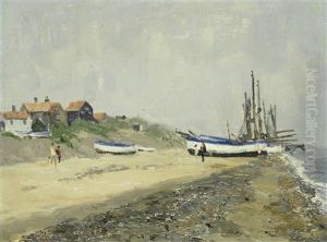 Kessingland, Misty Morning, Early June by Campbell A. Mellon