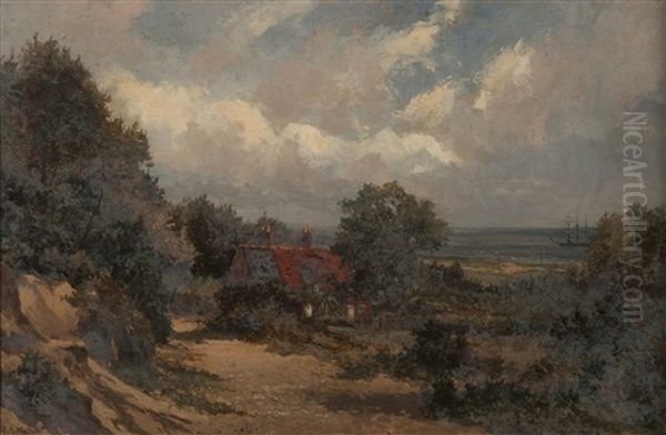 Houses On A Beach With Coast Beyond - view 1