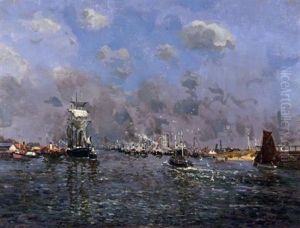 Gulls Following The Fishing Fleet