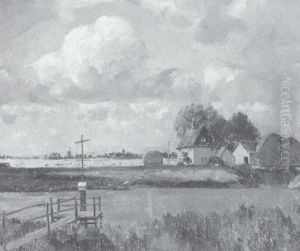 Upper Cliff Road, Gorleston Sea by Campbell A. Mellon