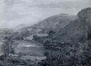November Morning, Symonds Yat by Campbell A. Mellon
