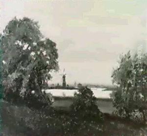Broadland Scene, Near Wroxham,norfolk by Campbell A. Mellon