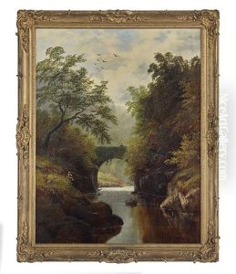 On The Bridge, Yorkshire by William Mellor
