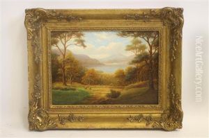 A Peep At Ullswater From The Hills, Westmorland