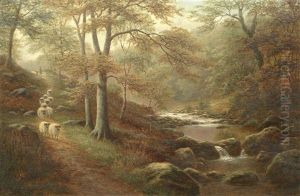On The Wharfe, Near Barden Tower, Bolton Woods, Yorkshire'; 'kex Beck, Near Beamsley, N Yorkshire', A Pair 41.3 X 61cm (16 1/4 X On The Wharfe, Near Barden Tower, Bolton Woods, Yorkshire'; 'kex Beck, Near Beamsley, N Yorkshire', A Pair 41.3 X 61cm (16 1/4 X
