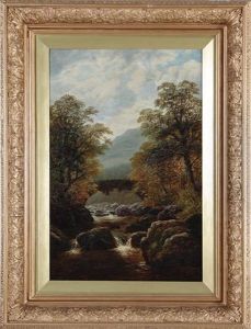 Pair Of Northern Welsh Landscapes: On The Lledr And Torrent Walk, Nr Dolgellau