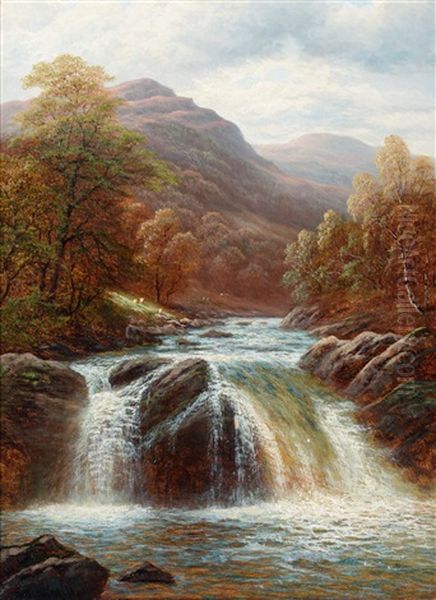 Falls On The Llugwy, North Wales - view 1