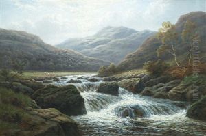 On The Llugwy, North Wales by William Mellor