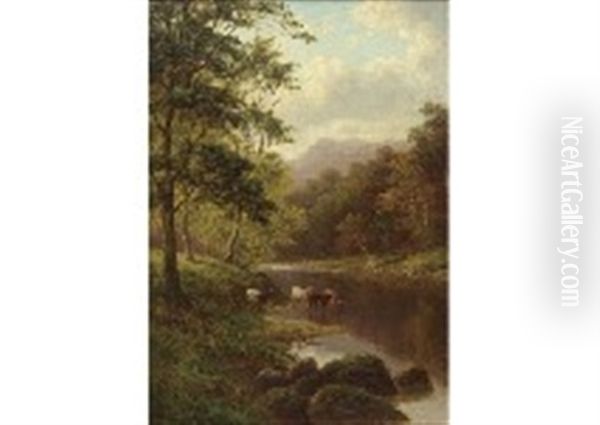 Stream With Cow - view 1