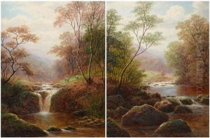 On The Esk, Glaisdale And View Near Rydal, Westmoreland (2 Works)