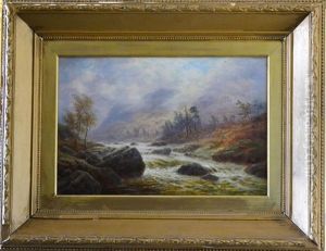 On The Llugwy, North Wales by William Mellor