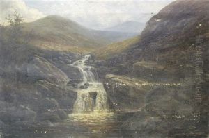 A Moorland Stream (+ 2 Others; 3 Works) by William Mellor