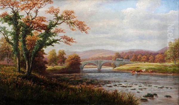 Bolton Bridge From The Wharfe Bolton Abbey Yorkshire - view 1